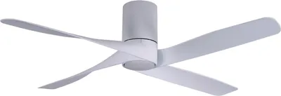 Produktbild von Energiespar Deckenventilator mit Fernbedienung Riviera Weiß 132 cm
