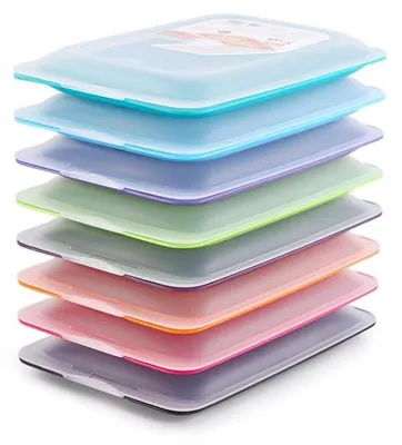 Produktbild von Kühlbehälterverschließungssystem, optimale Lagerung von Lebensmitteln in der Kühlschranktür (8-fach Mix)