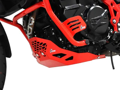 Zdjęcie produktu dla Osłona silnika ZIEGER kompatybilna z BMW F 650 GS Twin BJ 2008-12 / F 700 GS BJ 2013-17 / F 800 GS BJ 2008-17 wzmocniona czerwona