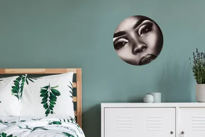 Produktbild von MuchoWow® - Wand Bild - Wohnzimmer - Runde Bilder - Alubilder - Kunst für zu Hause - Aluminium - Wanddekoration
