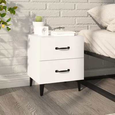 Obrázok produktu pre vidaXL Nočný stolík biely 40x35x47,5 cm