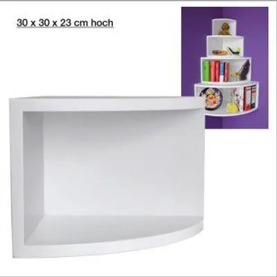 Produktbild von SAFE Regal-Eck-Board - weiß - Größe 2 (mittelklein)