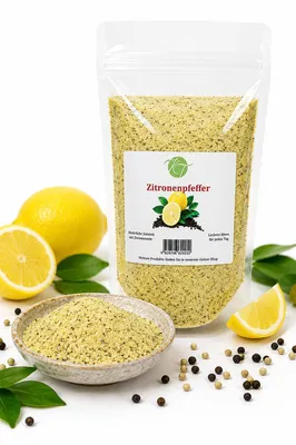 Produktbild von KT 500 g Zitronenpfeffer Fischgewürz Würzmischung Gewürzzubereitung - 1 A Qualität