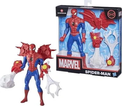 Image de Figurine Hasbro Marvel Spiderman + accessoires.