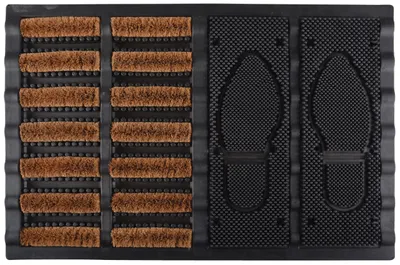 Produktbild von Esschert Design Schuhbürste Kokos/ Gummi; RB188