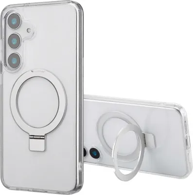 Immagine prodotto di Accezz Ring Stand Backcover con MagSafe Samsung Galaxy S25 Plus - Trasparente