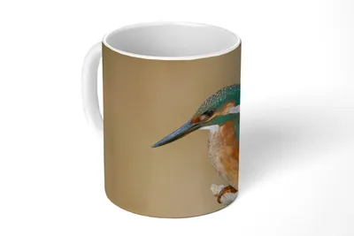 Produktbild von KitchenYeah® Tasse Kaffeetasse Kaffeebecher 350 ml Eisvogel - Tiere - Vogel Teetasse - Fototasse - Becher - Keramikbecher - Teebecher - Kaffeetasse - Bürotasse