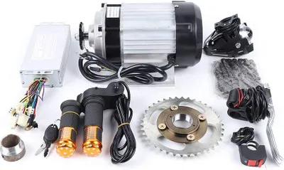 Produktbild von Zestaw do konwersji elektrycznych rowerów trójkołowych Zestaw do konwersji pedicabów Zestaw silnika bezszczotkowego z wolnym kołem 48V