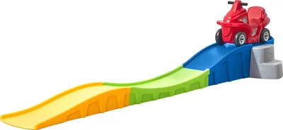 Image de Step2 Roller Coaster Up & Down Anniversary Edition | Montagnes Russes / Toboggan Pour Enfant | Jouet Avec Porteur Auto / Voiture | 3 Mètres