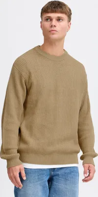 Produktbild von Solid SDGia Herren Strickpullover Sweater Pullover mit Rippbündchen 100% Baumwolle Comfort fit