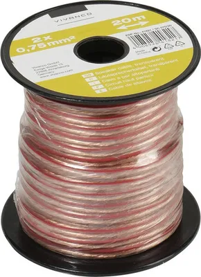 Produktbild von Lautsprecherkabel auf Minispule, 2x 0,75 mm², 20m (46821)