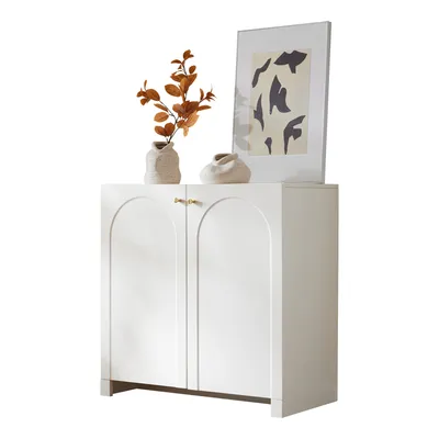 Produktbild von Kommode mit Türen, 80/40/80 cm, Mehrzweckschrank, Türkommode