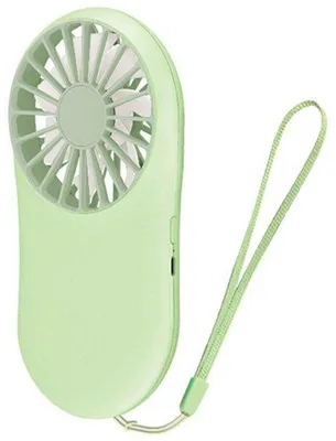 Zdjęcie produktu dla Mini wentylator, ładowany przez USB, przenośny, idealny w podróży, zielony