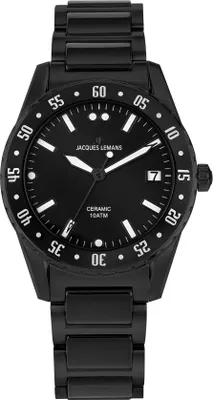 Produktbild von Jacques Lemans 42-10D Liverpool Ceramic Herrenuhr 42mm 10ATM
