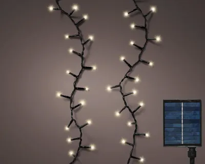 Immagine prodotto di Kaemingk Solar: catena luminosa a LED, modello Compact, 11 metri, luce bianco caldo