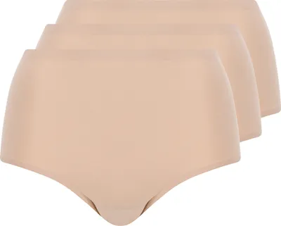Produktbild von Chantelle 3er Pack - Soft Stretch Taillen Slip Taillenslip von Chantelle aus der Serie Soft Stretch, Nahtlose Verarbeitung, Super flexibel und passt sich den Größe 44-56 perfekt an