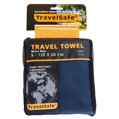 Produktbild von Travelsafe Mikrofaser Reisehandtuch S Königsblau TS3051