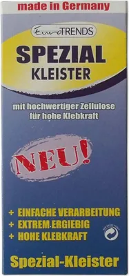 Produktbild von Eurotrends - Spezial Kleister 1 x 200 g Papier-Tapeten Kleister, Rauhfaser ergibig hohe Klebekraft