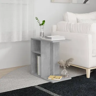 Produktbild von Möbel Beistelltisch Betongrau 50x30x50 cm Holzwerkstoff - Beistelltische &11377