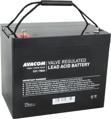Image de Avacom Baterie 12V 78Ah M6 Deepcycle (Pbav-12V078-M6Ad)