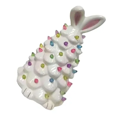 Produktbild von led-osterhase dekofigur – beleuchtete osterdekoration für zuhause, garten und weihnachtsbaum, ideal für festliche und frühlingshafte gestaltung