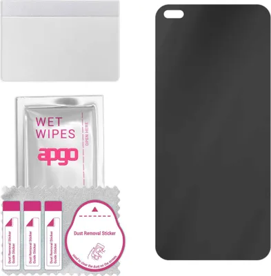 Produktbild von apgo Hybrid Privacy Schutzglas, Matt, kompatibel mit Realme X50 5G, Anti-Spy, toller Ersatz für Hartglas, kratzfester Displayschutzglas, Displayschutz, Full Glue