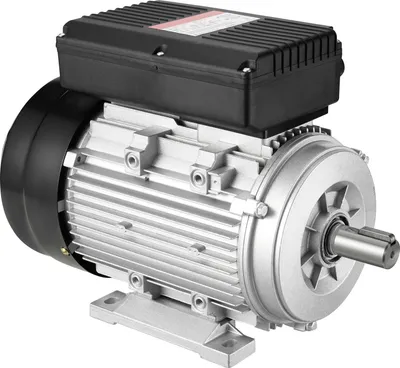 Immagine prodotto di SucceBuy Motore elettrico da 2,2 kW con 2800 giri/min, corrente alternata 220-240 V, 13,8 A, 90 l, telaio B3, motore per compressore d'aria monofase, albero scanalato da 24 mm