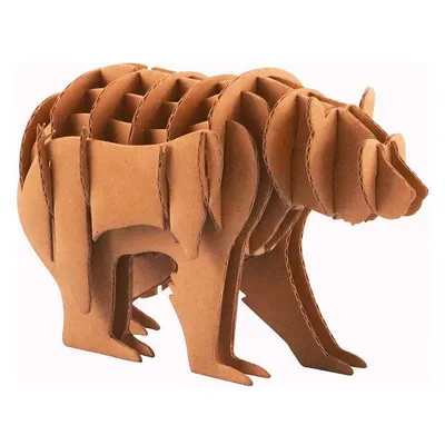 Obrázok produktu pre Kartónový model k návrhu 13 x 8,5 x 6 cm - Medveď