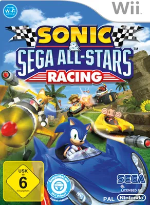 Produktbild von Sonic+Sega All-Stars Racing - Wii