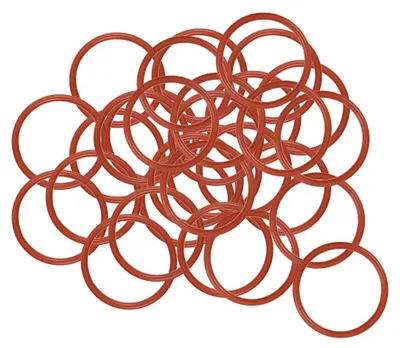 Silikon-O-Ringe 30 Stk. 16x1,5 mm ID rot