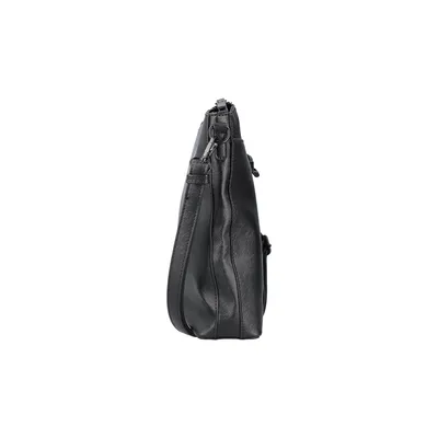 Produktbild von Rieker Damen Umhängetasche Kettendetail Crossbody Bag H1522, Farbe:Schwarz