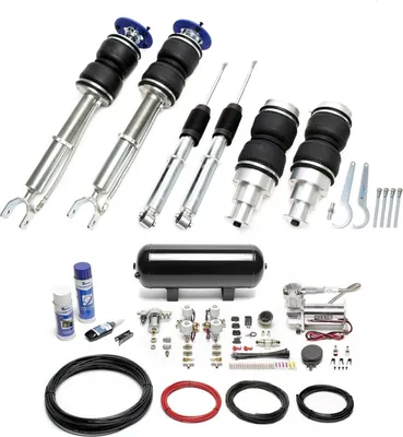 Image de TA Technix Kit compresseur de suspension pneumatique noir pour Mercedes Classe E W211