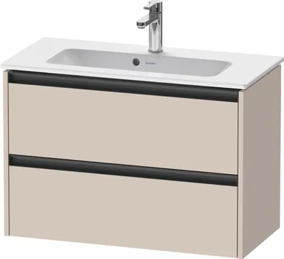 Produktbild von Duravit Ketho.2 Wastafelonderkast 81x39x54,9 cm Mat Taupe