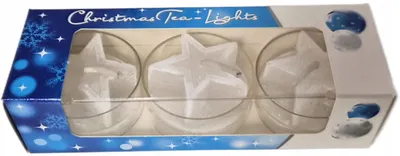 Produktbild von Bartek Candles Weihnachts-Teelicht Gwiazdka Dekoration