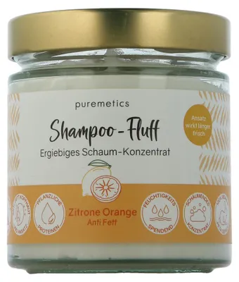 Obrázok produktu pre puremetics Šampón "Shampoo-Fluff" Citrón-Pomaranč - proti mastnote (400 ml)