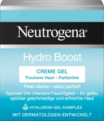 Produktbild von Neutrogena Hydro Boost Creme Gel, Frauen, 50 ml, Creme, trockene Haut, Feuchtigkeitsspendend, Topf