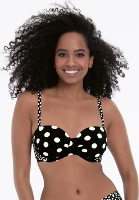 Produktbild von RosaFaia Beautyfull Summer Dot Bikini top 8800-1 Zwart-Wit - größe 36 / F