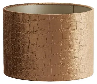Produktbild von Light & Living - lampenschirm - Praya - braun - textil - Ø 25cm - E27 - 2225686