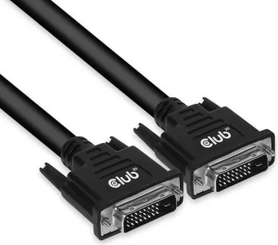 Produktbild von Club3D DVI-Kabel Dual Link (24+1) bidirektional 3m St/St