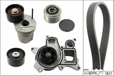 Produktbild von INA Wasserpumpe + Keilrippenriemensatz 529 0048 30 für BMW für 3 Touring (E91)