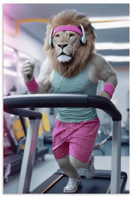 Produktbild von ARTland Wandbild Alu für Innen & Outdoor King of Cardio Größe: 30x40 cm