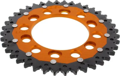 Obrázok produktu pre ZF rozeta 40 zubov 525 oranžová čierna dvojitá ZFD-898-40-ORG pre Ktm