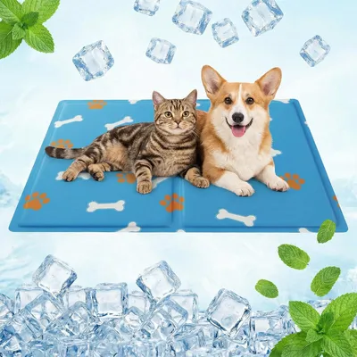 Kühlmatte für Hunde & Katzen, 50x65 cm, selbstkühlend, wasserdicht