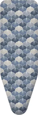 Productafbeelding van Strijkplankhoes - Strijkdoek Hoes - Kreukvrij Strijken - Biologisch Katoen Molton - 140 x 55 cm - Grijs