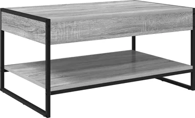 Obrázek produktu pro vidaXL Konferenční stolek šedý Sonoma 80 x 50 x 40 cm materiál na bázi dřeva