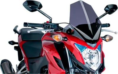 Produktbild von Puig Carenabris New Generation Sport Honda Cb500f Windschutzscheibe Schwarz  Schwarz One Size