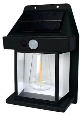 Zdjęcie produktu dla Verk 12331: Solarna lampa zewnętrzna z czujnikiem ruchu i zmierzchu, 600 lm