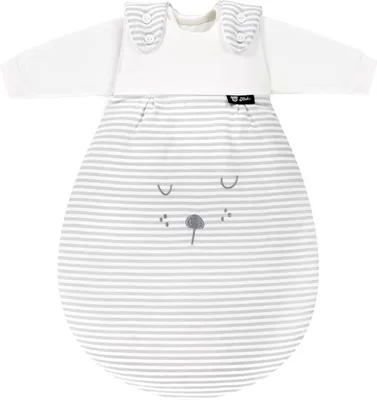 Produktbild von Alvi Baby-Mäxchen (3-tlg.) - Faces, Junge/Mädchen, Grau, Weiß