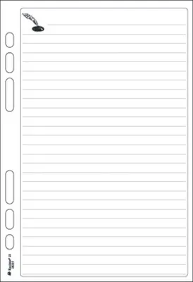 Produktbild von Timer Notizen weiß liniert 32 Blatt 142x210mm Packung mit 5 Stück
