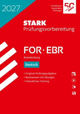 Produktbild von STARK Deutsch - FOR/EBR 2027 Brandenburg - Prüfungsvorbereitung